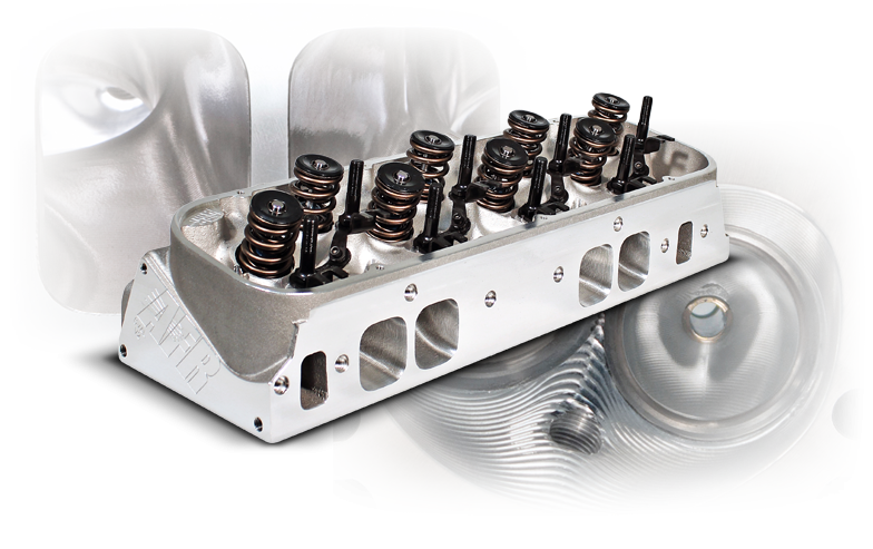 High Velocity Heads - Our latest set of Enginequest SBC 220 cast-iron cylinder  heads with our CNC porting and Super Compression deck milling. Chambers are  fully ported and mailed down to only